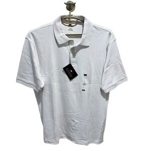 RedHead‎ Mens Size Large White Polo Shirt Short Sleeve Casual Top NWT